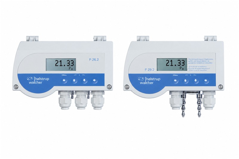 Halstrup Walcher P26.2 and P29.2 differential pressure transmitters