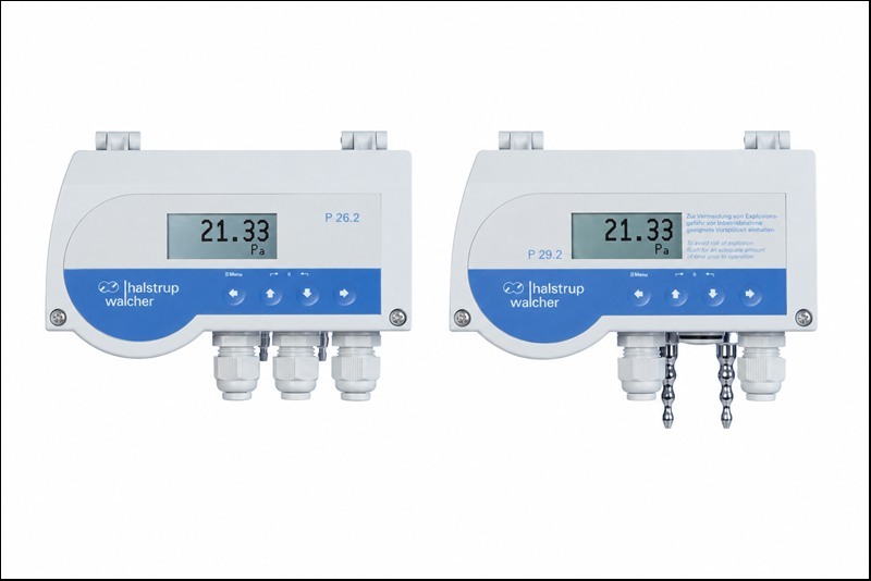 Home Halstrup Walcher P26.2 and P29.2 differential pressure transmitters